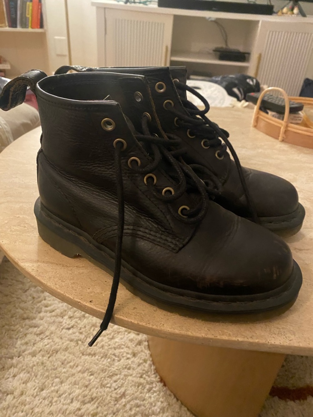 GENUINE Dr. Martens Soft Leather 1460 8 Eye Combat Boot